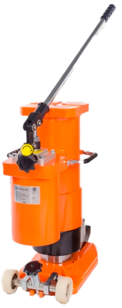 Домкрат гидравлический с лапой HML-25 т (низкий подхват, путевой)